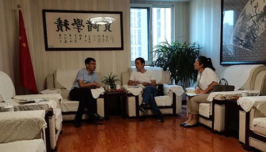 Shandong Jiaotong University Engineering machinery school leaders to visit our company exchange inspection